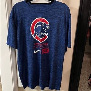 Nike Blue Chicago Cubs Graphic Tee